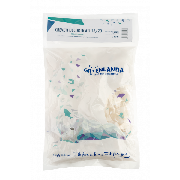 Creveți prefierți decorticați 16/20 1kg