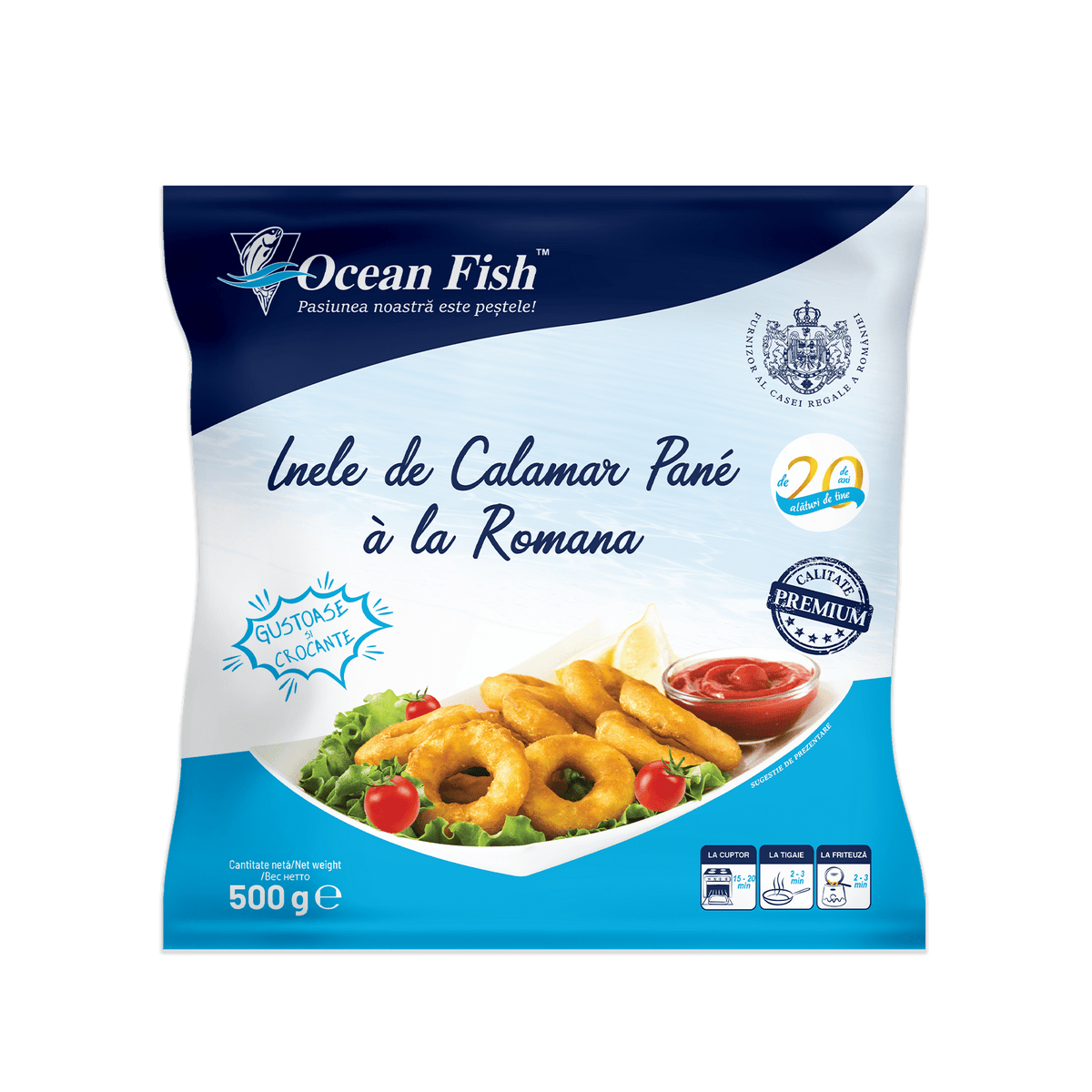 Inele de Calamar pane 500g