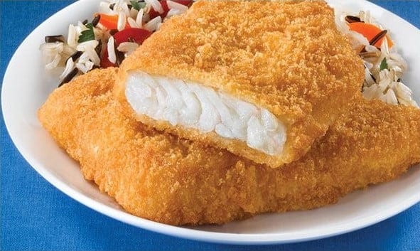 cod hake pane