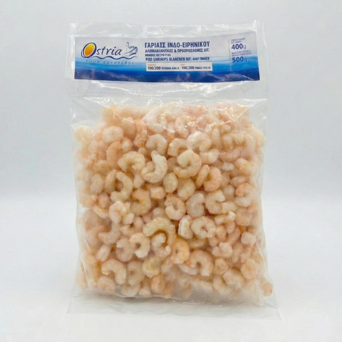 Creveți Vannamei prefierți, decorticați 100/200 500g