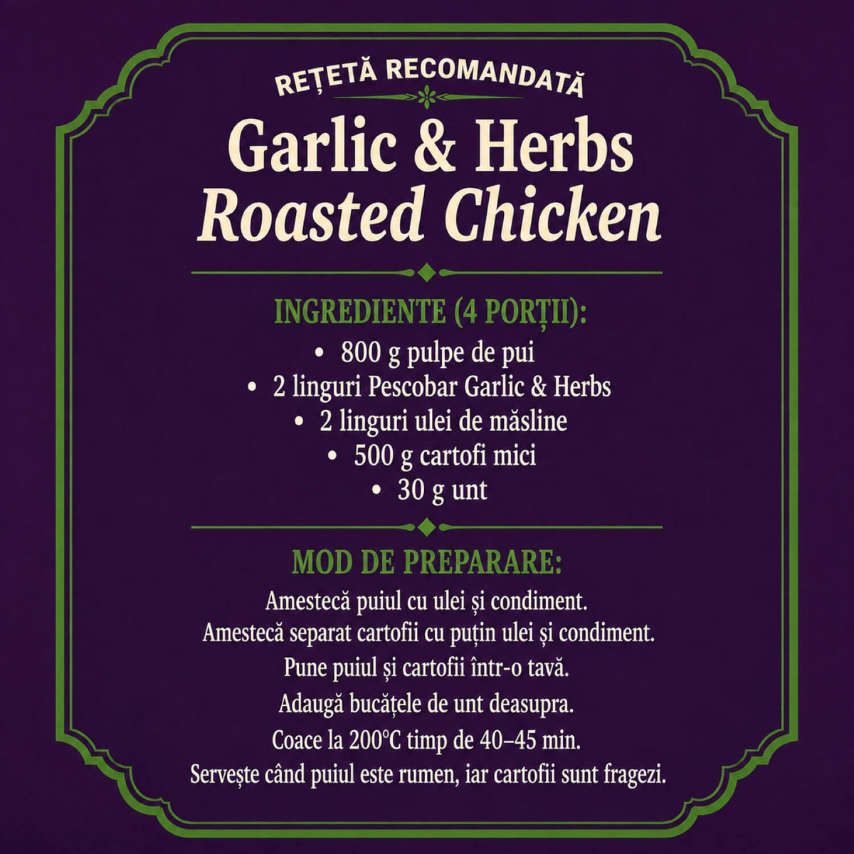 Garlic & Herbs by Pescobar 110g