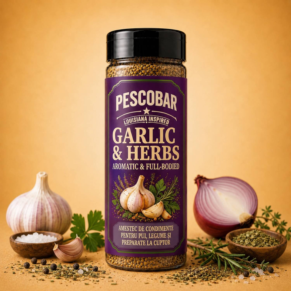 Garlic & Herbs by Pescobar 110g