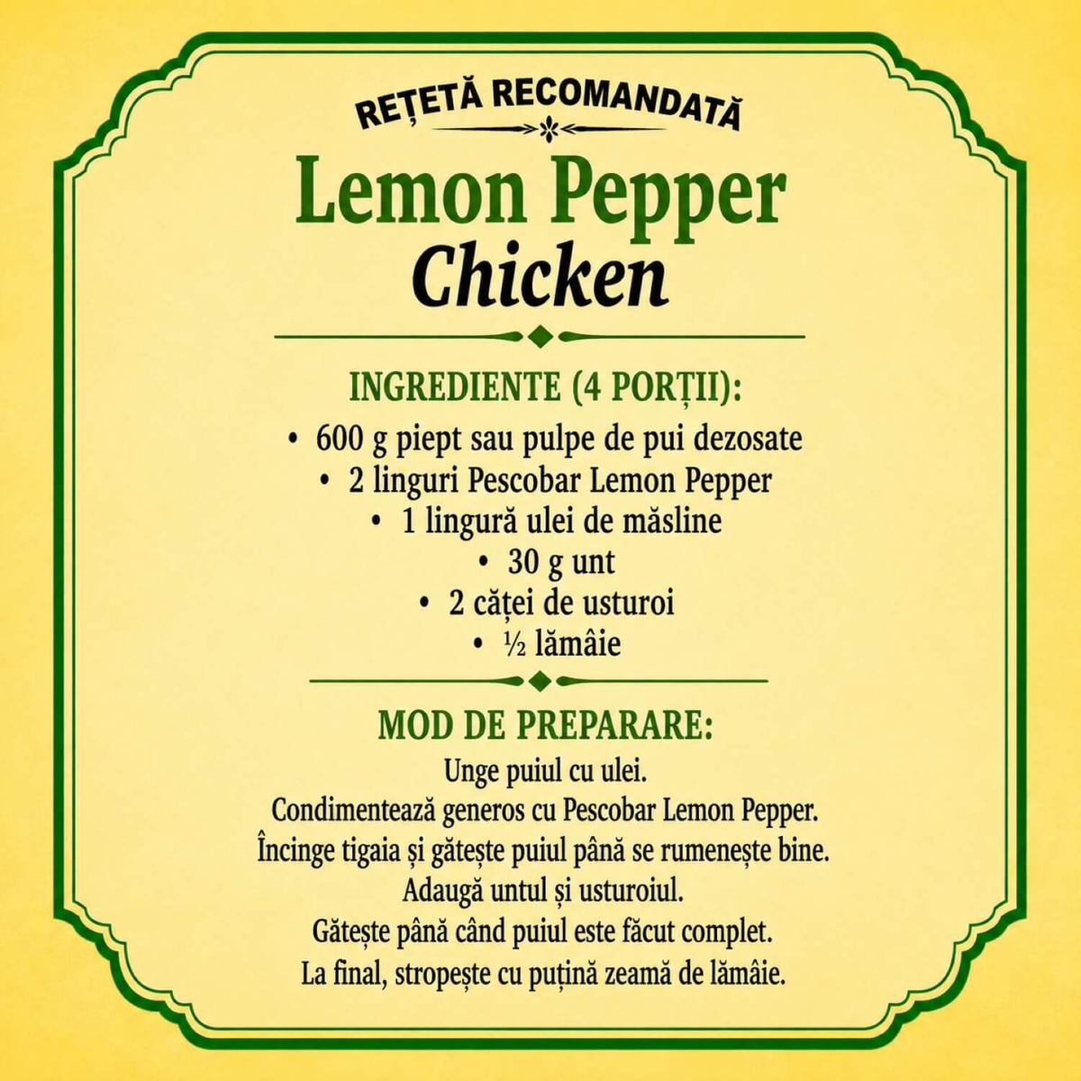 Lemon pepper by Pescobar 140g