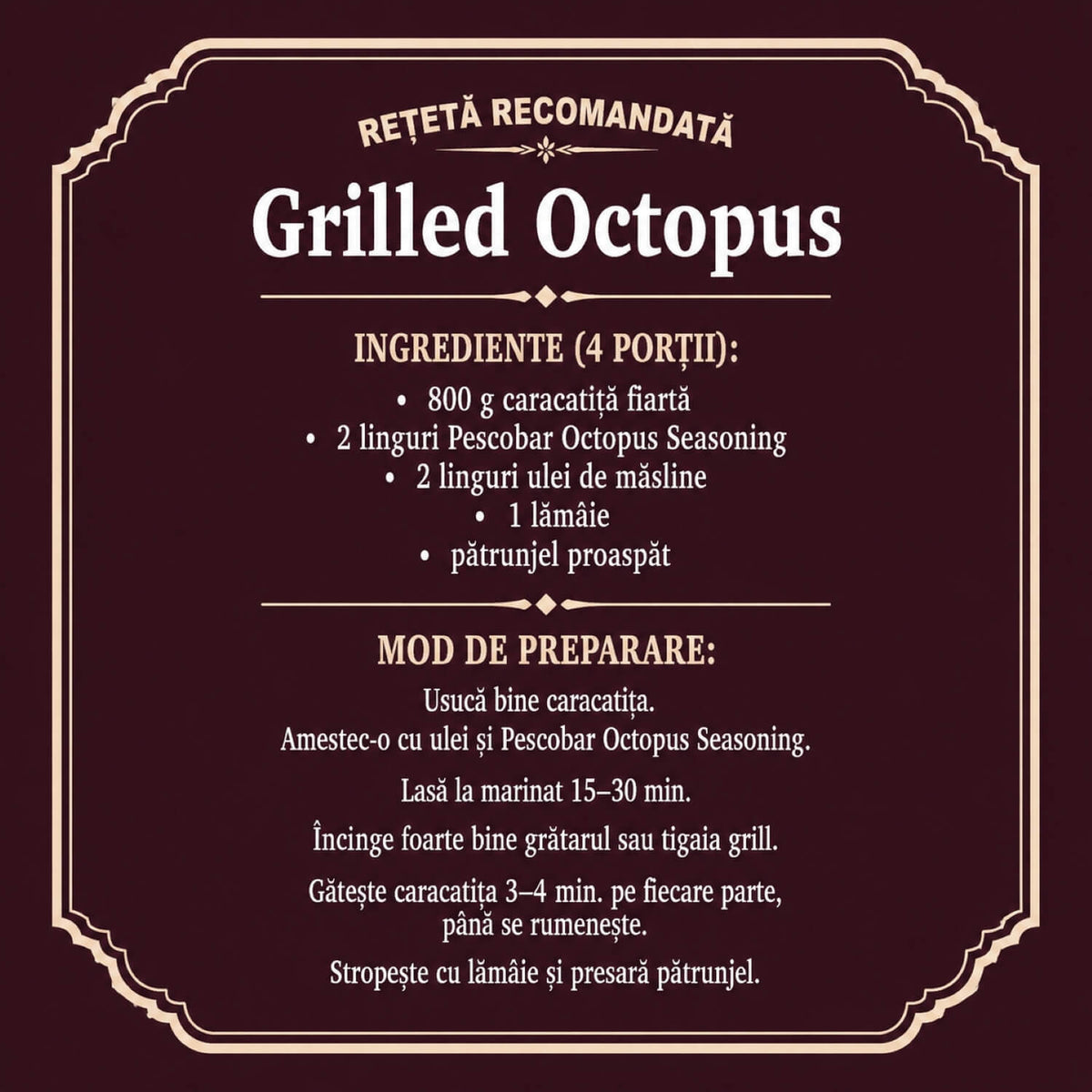 Octopus Seasoning by Pescobar 130g