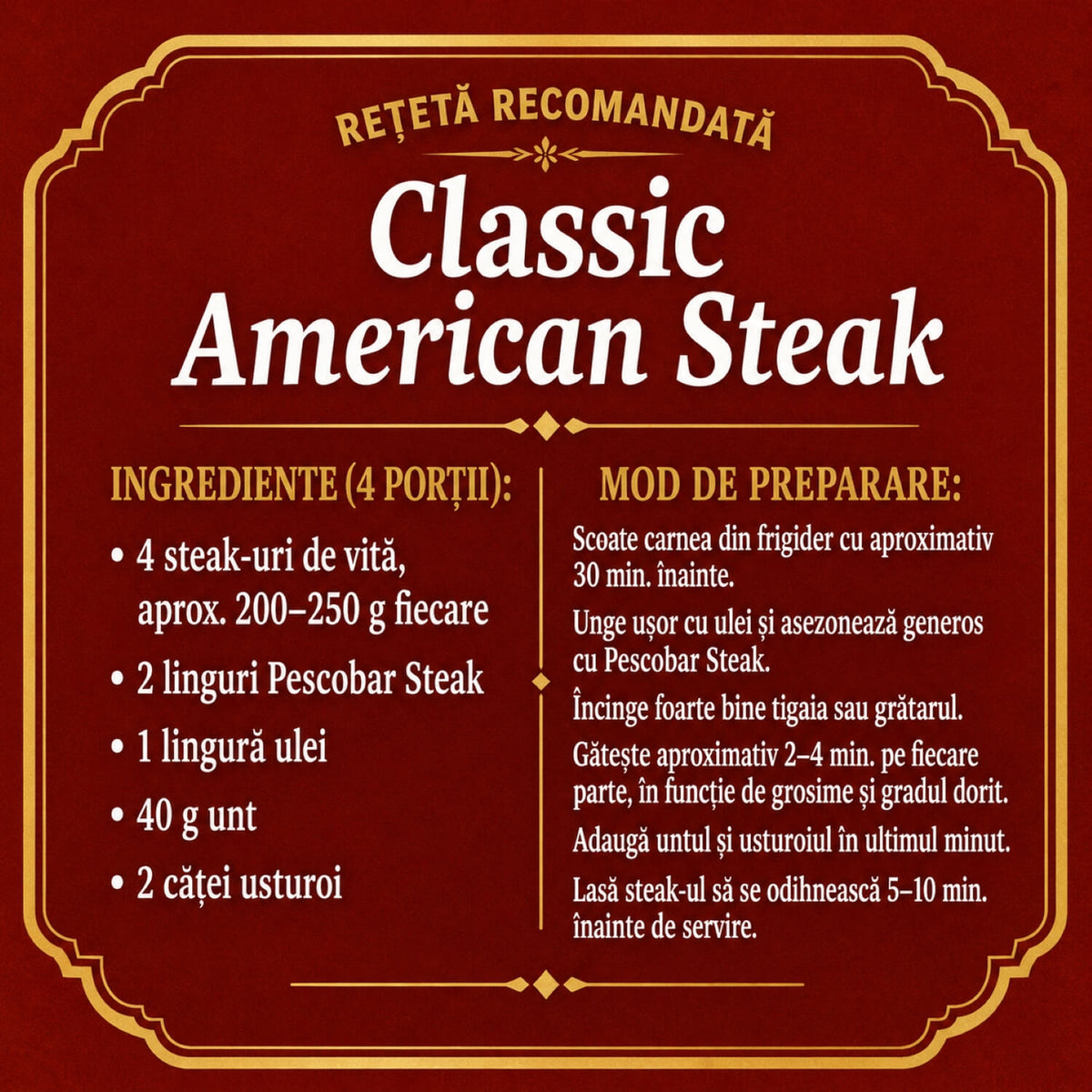 Steak by Pescobar 130g