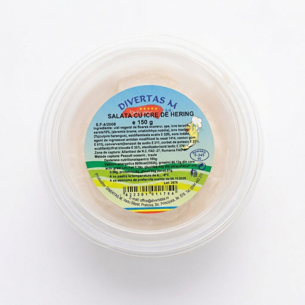 Salată cu icre de hering 150g