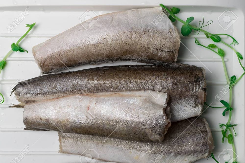 frozen hake fish